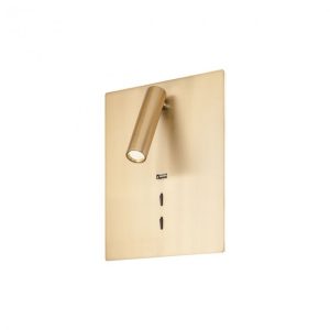ZEN APLICA REDO LED 19W USB CHARGER, 3000K, BRASH BRONZE , 01-2996