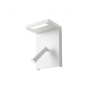 Aplica Redo AGOS, LED 1x6W+1x3W, 3000K, Alb mat, USB CHARGER 1A , 01-1499