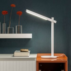 Veioza Redo Omeo, alb mat, LED, 7.5W, 680 lumeni, 3000K-4500K-6500K, 01-2212