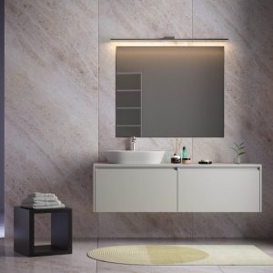 Aplica Redo Aston, negru mat, LED CCT, 24W, 1723 lumeni, 3000K/4000K, L.120 cm, 01-3276