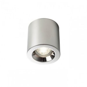 Plafoniera Redo Prato, crom, 1XGU10, IP44, D.8.5 cm, 01-3352