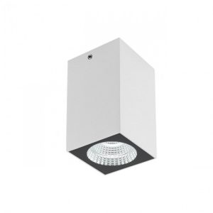 Plafoniera exterior QUAD, Alb mat, LED COB 3W, IP65, 3000K, 90090