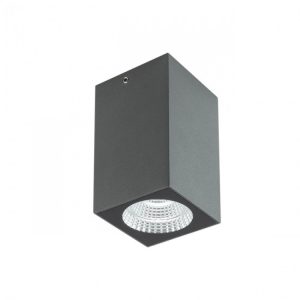 Plafoniera pentru exterior QUAD, Gri închis, LED COB 3W, IP65, 3000K, 90091