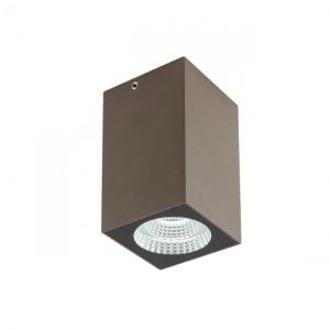 Plafoniera pentru exterior QUAD, Maro închis, LED COB 3W, IP65, 3000K, 90092