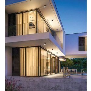 Plafoniera exterior BETA, Gri închis, LED COB 6W, IP54, 3000K, 9198