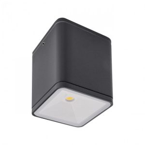 Plafoniera exterior BETA, Gri închis, LED COB 6W, IP54, 4000K, 9199