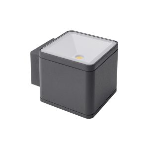 Aplica exterior BETA, Gri închis, LED COB 2X 6W, IP54, 4000K, 9066
