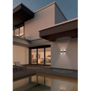 Aplica exterior FABO, gri închis, LED 6W, IP54, 3000K 90226