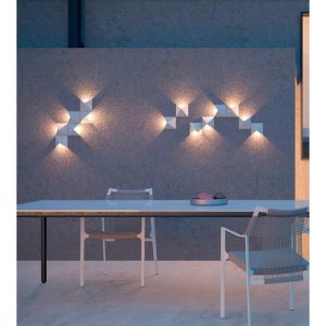 Aplica exterior KIKO, alb mat, LED 7W, IP54, 3000K , 9517