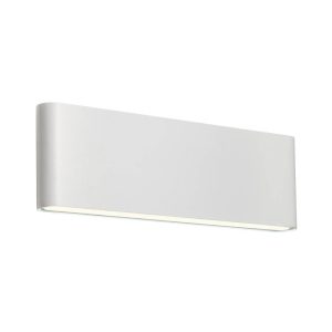 Klippe Aplica exterior, alb mat, LED, 24W, 1250 lumeni, alb cald 3000K, IP54, 90451