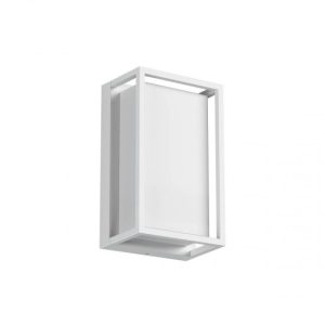 Aplica exterior Quadris, alb mat, LED, 12W, 902 lumeni, alb cald 3000K, IP54, 90532