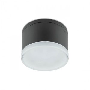 AKRON PLAFONIERA EXTERIOR, Gri închis, LED SMD 9W IP54 DG 3000K, 90107