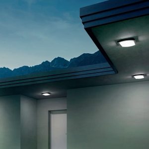 TALLIN Plafoniera exterior, gri închis, LED 21W, IP54, 3000K, 90007