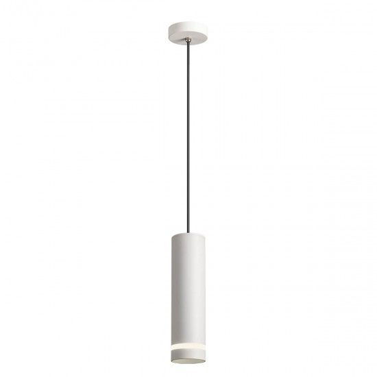 Suspensie exterior Klou, alb mat, LED, 9W, 533 lumeni, alb cald 3000K, IP54, D.8 cm, 90513
