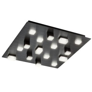 Plafoniera Redo led PIXEL, Negru, LED 48W 3000K, 01-2017