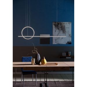 LUSTRĂ REDO GIOTTO LED 49W 4000K 3928 lumeni, Negru mat, 01-1848
