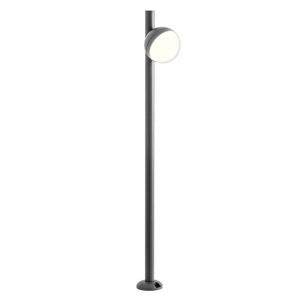 Stalp exterior Magnus, gri închis, LED, 12W, 882 lumeni, alb cald 3000K, IP54, 90557