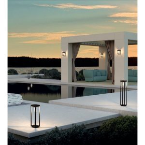 Aplica exterior Lagos, gri inchis, 1XE27, IP54, 90520