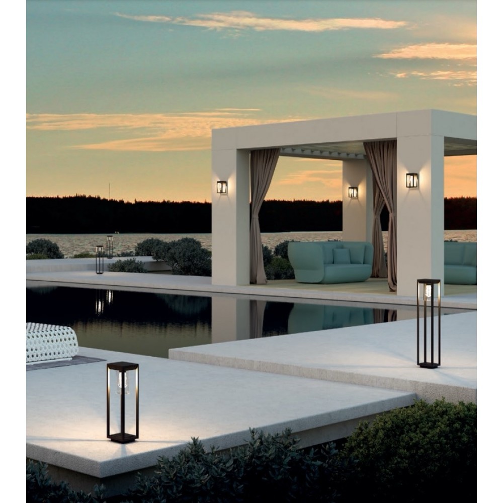 Aplica exterior Lagos, gri inchis, 1XE27, IP54, 90520