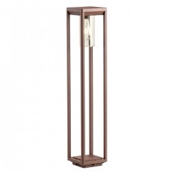 Stalp exterior Lagos, maro  inchis, 1XE27, IP54, H.80 cm, 90525