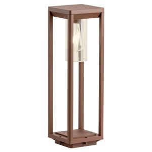 Stalp exterior Lagos, maro inchis, 1XE27, IP54, H.50 cm, 90523