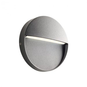 Aplica exterior Lander, gri închis, , LED, 3W, 100 lumeni, alb cald 3000K, IP54, 90473