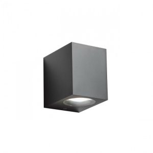 Aplica exterior Punta, gri inchis, 1XGU10, IP44, 90151