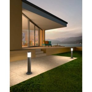 Stâlp de exterior PENCIL H60cm, E27 MAX28W IP44 NEGRU, 90240