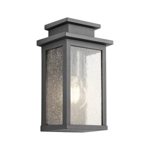 Aplica exterior Yard, REDO , gri inchis, 1XE27, IP44, 90460