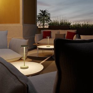 ILUNA VEIOZA DE EXTERIOR Redo LED DIMABIL SMD2.5W IP65, Verde salvie,  2700/3000K, 90309
