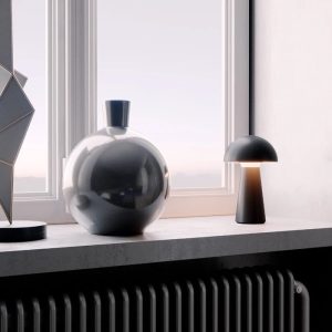 KIRA VEIOZA EXTERIOR LED DIMABIL ȘI ÎNCĂRCĂTOR 4.7W IP44,  3000K, Negru, 90439