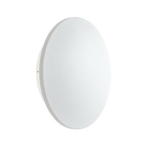 Aplica exterior Tanit, alb mat, LED, 18W,., alb cald 3000K, 1832 Lm, IP54, D.24 cm, 90539
