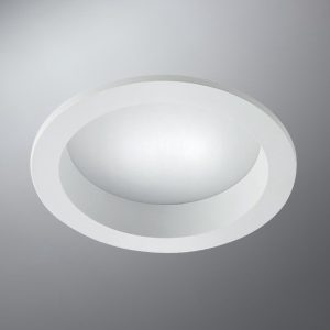 Xevo spot încastrat Arelux, led 18W, 3000K, 2040lm, D. 19 cm, alb mat, EV04WW