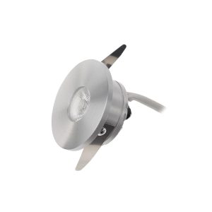 Xtwist spot led pentru scări incastrabil, 3W, 4000K, 165lm, aluminiu periat, Arelux, TW01NW40 BA