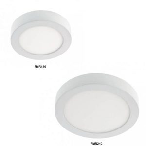 Spot aplicat/ Plafoniera led Xform round Arelux, D. 18cm, 11W, 4000K, 1170lm, FMR180NW MWH
