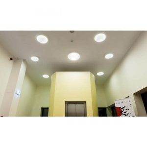 Spot aplicat/ Plafoniera led Xform round Arelux, D. 18cm, 11W, 6000K, 1090lm, FMR180CW MWH