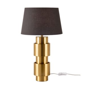 Veioza Incanti Perpetuo, aur mat, textil negru, H.50 cm, IPE T1 05 06