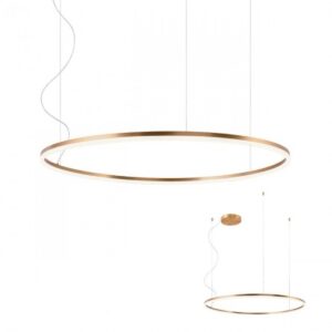 Suspensie Redo ORBIT LED 66W 3000K D1000 BRONZ, Dimabil TRIAC, 01-1715-TRIAC
