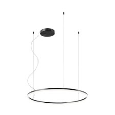 LUSTRA REDO ORBIT LED 55W 4000K D800 SAND BLACK, Dimabil TRIAC, 01-1962