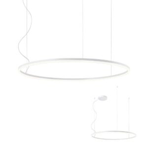 SUSPENSIE LED REDO ORBIT 66W 4000K D1000 SAND WHITE, DIMABILA TRIAC, 01-1916 TRIAC