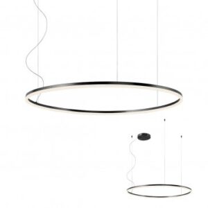 ORBIT SUSPENSIE LED REDO 66W 3000K D1000 SAND BLACK, DIMABILA TRIAC 01-1950-TRIAC