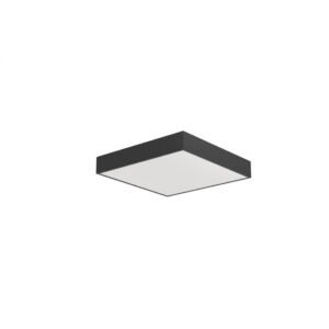 XPill Square Corp de iluminat suspendat sau aparent, negru, LED, 40W, 3000K-4000K-6000K, 40 cm, 5200Lm, PXQU01CCT SBK