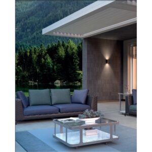 Aplica exterior Brio, gri  închis, LED, 10W, 1000 lumeni, alb cald 3000K, IP54, 90530