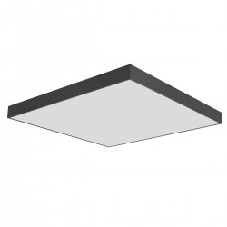 Corp de iluminat suspendat sau aparent XPill Square, negru, LED, 60W, 3000K-4000K-6000K, 60 cm, 8500Lm, PXQU03CCT SBK