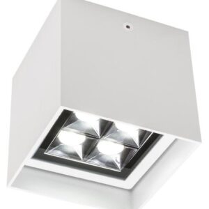 Plafoniera Redo HUB LED 12W IP54, 3000K, Alb mat, 90228