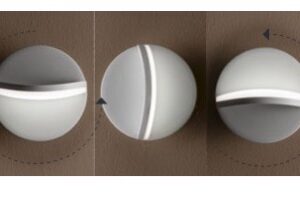 GIMBAL APLICĂ DE EXTERIOR LED , alb mat, 16W , IP65, 3000K, 90067