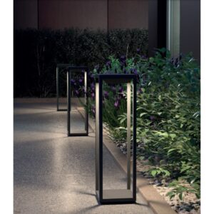 TOWER STALP EXTERIOR REDO H50, cu sintem de control TUYA, Gri închis, LED SMD 10W IP54, 3000K, 90052