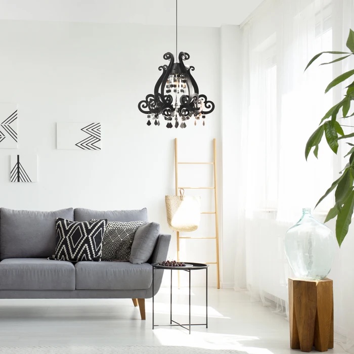 Suspensie Tracy 01-1746, 1 x E27, neagra