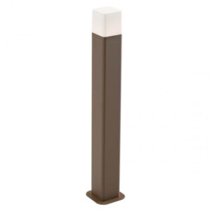 Stalp exterior Volt, corten, LED, 13W, 895 lumeni, alb cald 3000K, IP54, H.70 cm, 90612