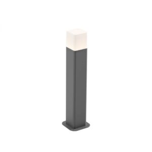 Stalp exterior Volt, verde inchis, LED, 13W, 895 lumeni, alb cald 3000K, IP54, H.50 cm, 90610